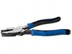 Klein Journeyman 9-3/8 Connector Crimping Pliers - Heavy-Duty Cutting