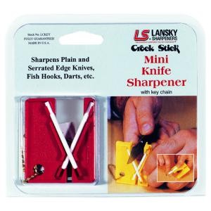 Lansky Mini Crock Stick Knife and Fish Hook Sharpener with Keychain by  Lansky Sharpeners