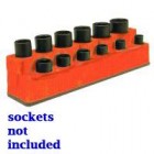 MTS Red 3/8" Drive Socket Holder