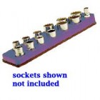 MTS Purple 3/8" Drive Magnetic Socket Holder