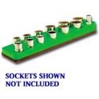 MTS Neon Green 3/8" Drive Magnetic Socket Holder